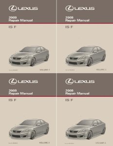 2009 Lexus IS F Factory Shop Service Manual
