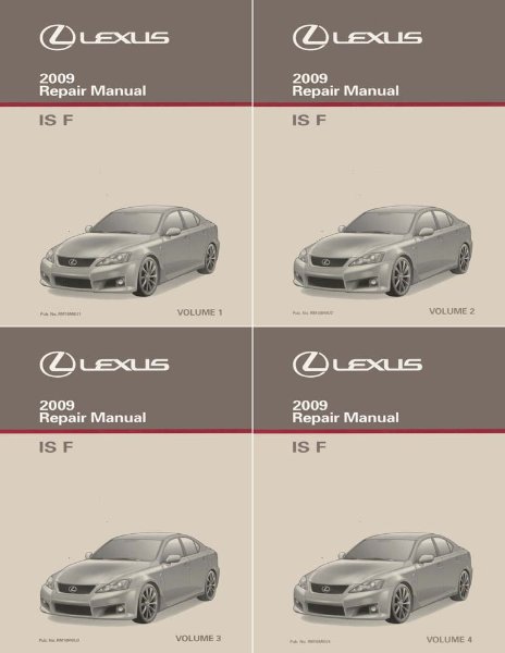 2009 Lexus IS F Factory Shop Service Manual