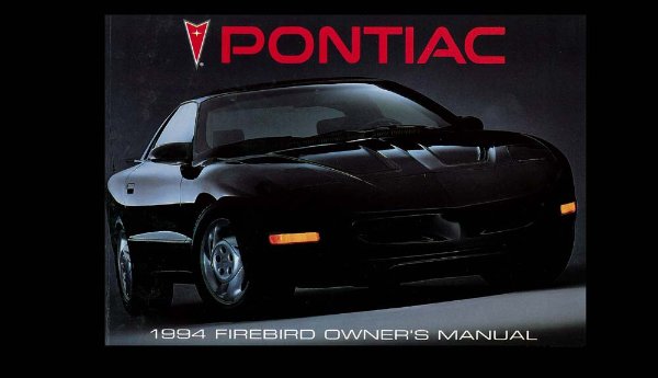 1994 Pontiac Firebird Owner's Manual