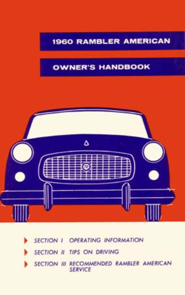 1960 AMC Rambler American Owner's Manual