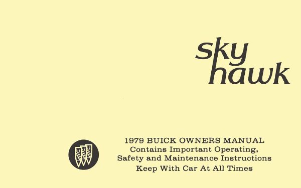 1979 Buick Skyhawk Owner's Manual