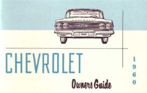 1960 Chevrolet All Models Owner's Manual