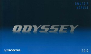 2013 Honda Odyssey Owner's Manual