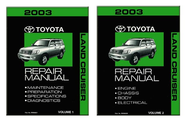 2003 Toyota Land Cruiser Factory Shop Service Manual
