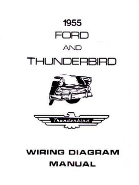 1955 Ford All Models Wiring Diagrams Manual
