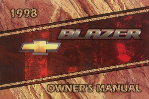 1998 Chevrolet Blazer Owner's Manual