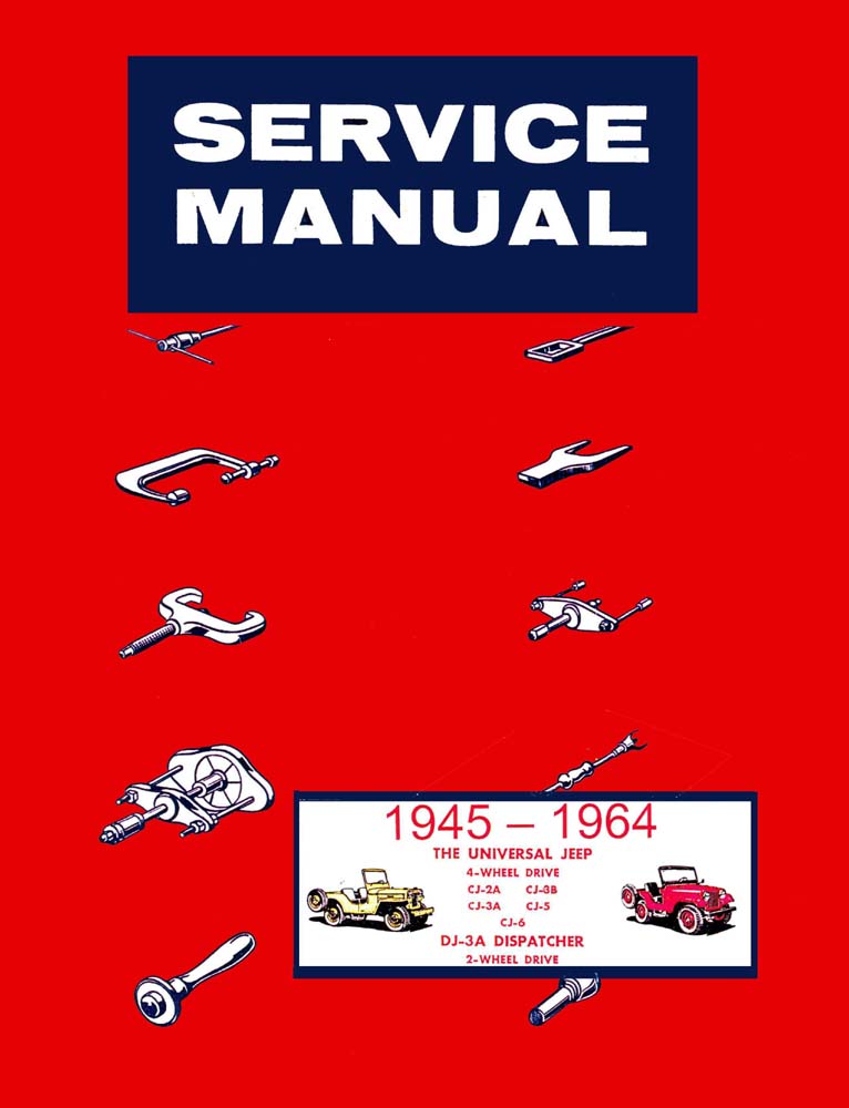 1945 1960 1961 1962 1963 1964 JEEP Shop Service Repair Manual
