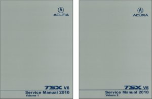 2010 Acura TSX V6 Factory Shop Service Manual