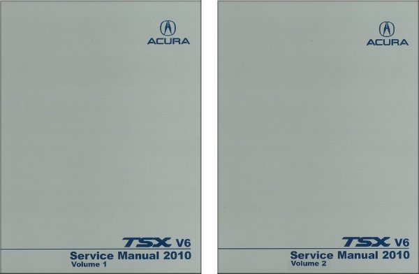2010 Acura TSX V6 Factory Shop Service Manual