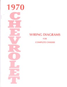 1970 Chevrolet Belaire, Caprice, Impala Wiring Diagrams Manual