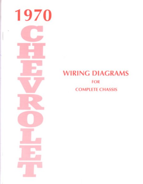 1970 Chevrolet Belaire, Caprice, Impala Wiring Diagrams Manual