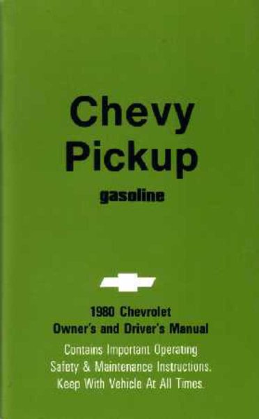 1980 Chevrolet Pickup Owner's Manual