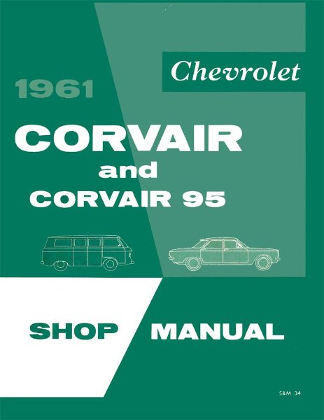 1961 Chevrolet Corvair Factory Shop Service Manual