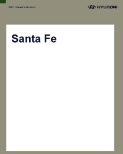 2022 Hyundai Santa Fe Owner's Manual