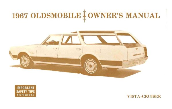 1967 Oldsmobile Vista Cruiser Owner's Manual
