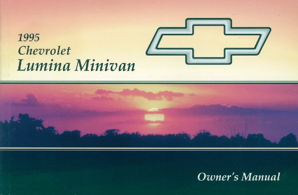 1995 Chevrolet Lumina Minivan Owner's Manual