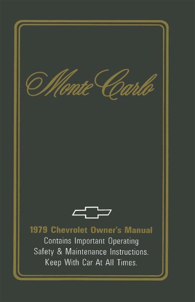 1979 Chevrolet Monte Carlo Owner's Manual