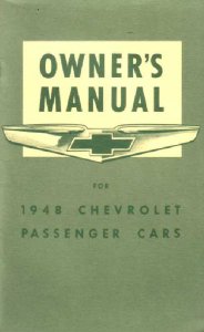1948 Chevrolet All Models Owner's Manual