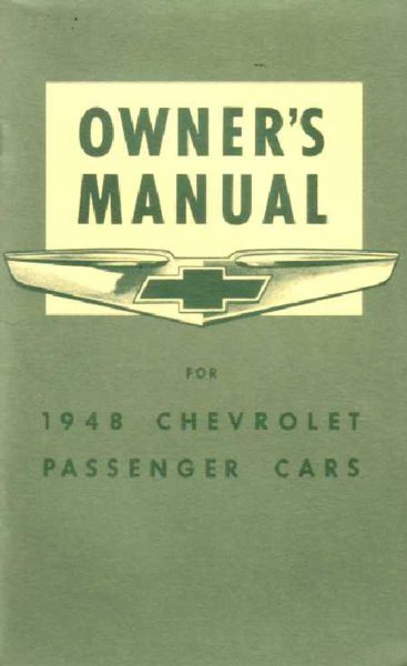 1948 Chevrolet All Models Owner's Manual