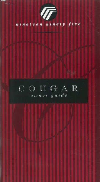 1995 Mercury Cougar Owner's Manual