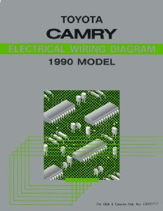 1990 Toyota Camry Wiring Diagrams Manual