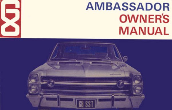 1968 AMC Ambassador Owner's Manual