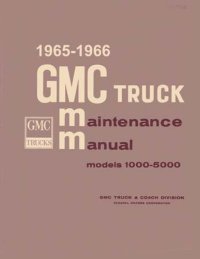 1965 1966 GMC Shop Service Repair Manual
