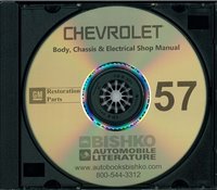 1957 CHEVROLET (No Corvette) Body, Chassis & Electrical Service Manual sample image