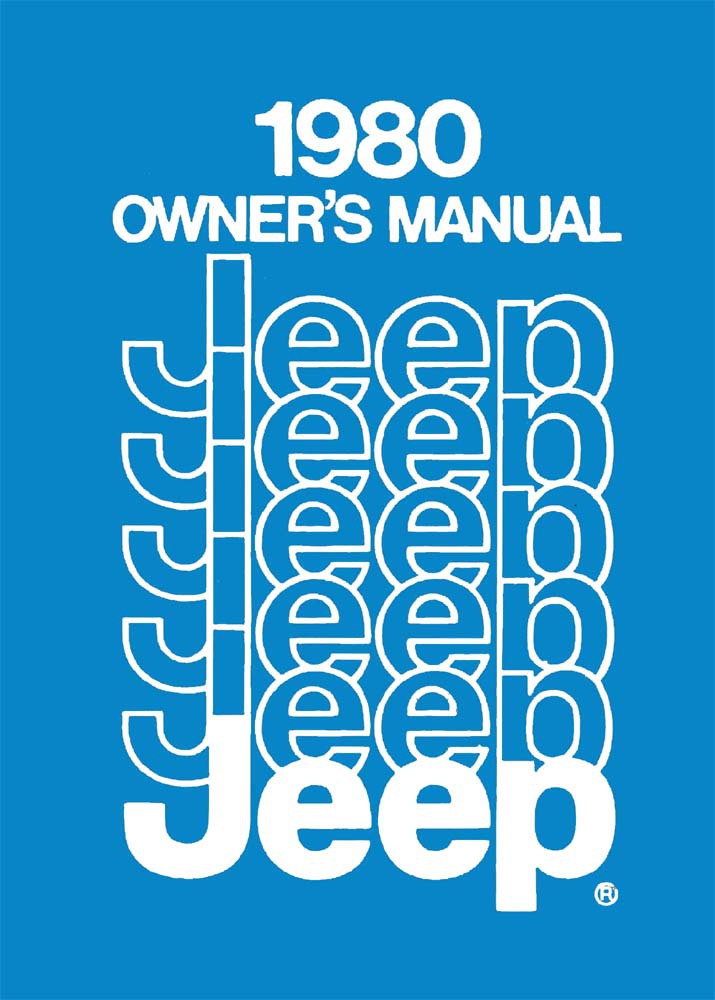 1980 Jeep All Models Owner's Manual