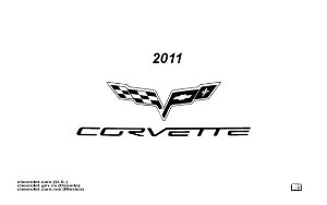 2011 Chevrolet Corvette Owner's Manual