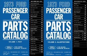 1973 Ford BRONCO Parts Book
