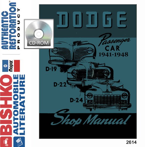 1941–1948 Dodge All Models Factory Shop Service Manual