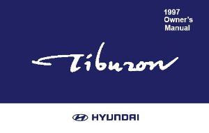 1997 Hyundai Tiburon Owner's Manual