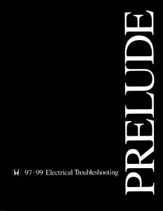 1997–1999 Honda Prelude Factory Shop Service Manual