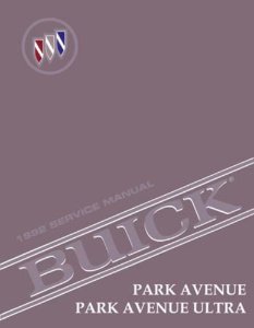1992 Buick Park Avenue Factory Shop Service Manual