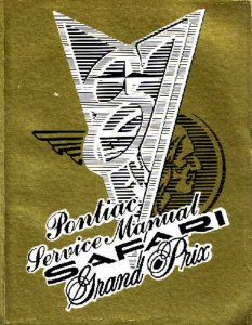 1987 Pontiac Grand Prix, Safari Factory Shop Service Manual