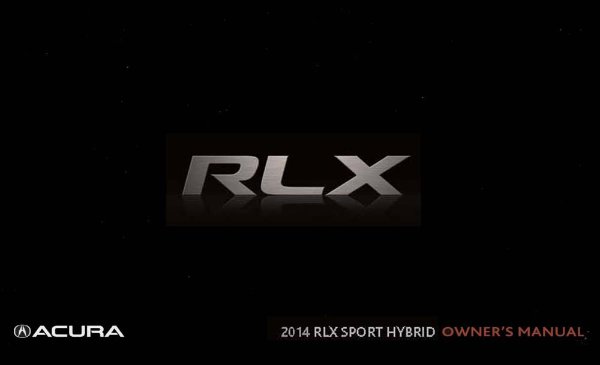2014 Acura RLX HYBRID Owner's Manual
