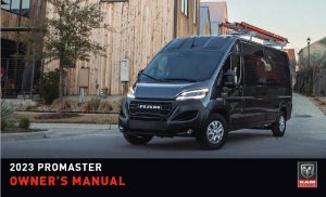 2023 Dodge Promaster Owner's Manual