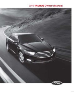 2019 Ford Taurus Owner's Manual
