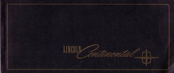 1967 Lincoln Continental Owner's Manual