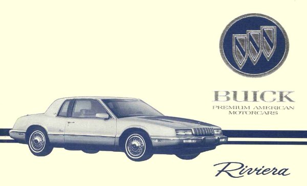 1993 Buick Riviera Owner's Manual