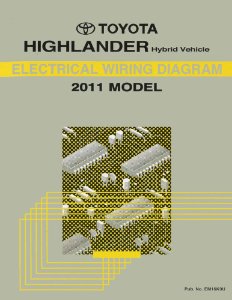 2011 Toyota Highlander Wiring Diagrams Manual