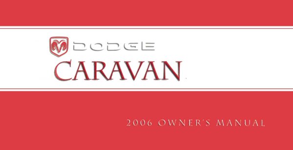 2006 Dodge Caravan Owner's Manual