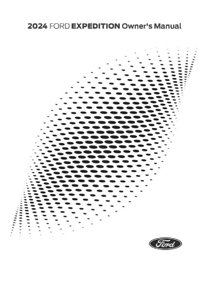 2024 Ford Expedition Owner's Manual