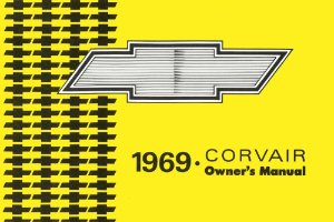 1969 Chevrolet Corvair Owner's Manual
