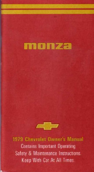 1979 Chevrolet Monza Owner's Manual