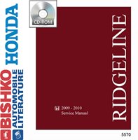 2009-10 HONDA RIDGELINE Body, Chassis & Electrical Service Manual sample image