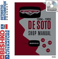 1954-55 DESOTO Full Line Body, Chassis & Electrical Service Manual sample image