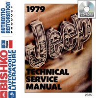 1979 JEEP Body, Chassis & Electrical Repair Shop Manual sample image