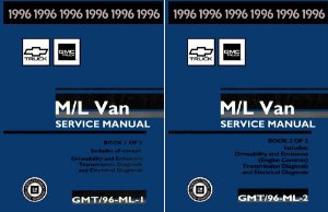 1996 Chevrolet Truck Astro, Safari Factory Shop Service Manual